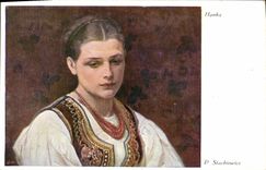 VINTAGE POSTCARD Hanka Sttachiewicz
