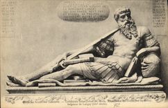 VINTAGE POSTCARD Cathedral Saint Julien de Mans Tomb of Guillaume de Bellay Lord of Langey