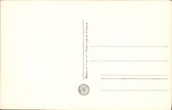 VINTAGE POSTCARD Palate of Beautiful arts of the town of Paris Laurens the proclamation of the Republic