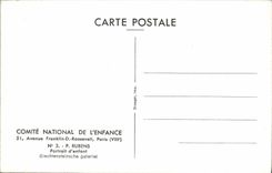 MODERN CARD Rubens Portrait of child