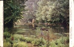 VINTAGE POSTCARD Living room the 1913 Islands labeaume