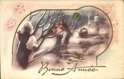 CPA Fantaisie Bonne annee