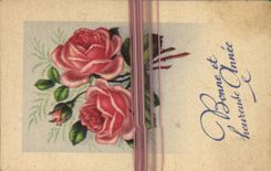 CPA Fantaisie Fleurs 