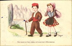 CPA Fantaisie Enfants