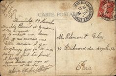 VINTAGE POSTCARD Fantasy Taken of Altkirch 1914 Militaria