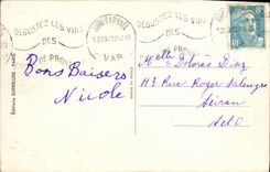 VINTAGE POSTCARD Fantasy Woman seeking of the moulds