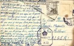 CPA Fantaisie Enfant Chien 