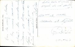 CPA Fantaisie Enfant Bebe chien