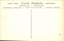 VINTAGE POSTCARD Fantasy Statuette of crying Jean of Huerta Antoine Moiturier