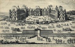 CPA Entree du chateau de Meudon 