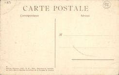 CPA Entree du chateau de Meudon 