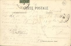 POSTAL de la VENDIMIA vista y perspectiva del castillo de Meudon