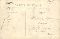 VINTAGE POSTCARD Castle of northern Balincourt Frontage