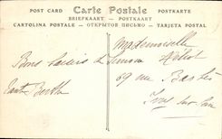 VINTAGE POSTCARD the Guyon Rock the castle seen from of the bridge