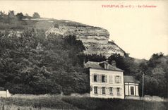 VINTAGE POSTCARD Tripleval the dovecote