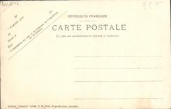 VINTAGE POSTCARD park of Villeneuve the pond