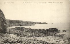 VINTAGE POSTCARD Normandy Of Cherbourg Omonville the Small Point of La Hague