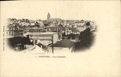 VINTAGE POSTCARD Pontoise Overall picture