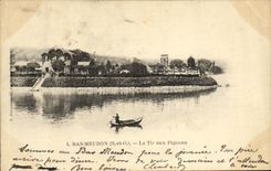 POSTAL Meudon bajo de la VENDIMIA el Shooting con las palomas