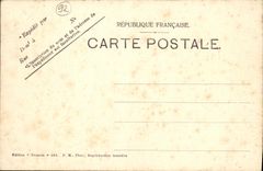 La POSTAL Panoram de la VENDIMIA de Meudon bajo de la nube de Funiclaire de Sevres St y Valerien montan