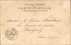 VINTAGE POSTCARD Edges of the Low Seine Meudon Bellevue and the Funicular