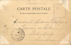 La POSTAL Meudon de la VENDIMIA parquea Meudon bajo