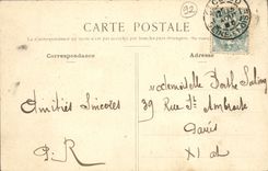 VINTAGE POSTCARD Holy Interior Cloud of the Militaria Barracks