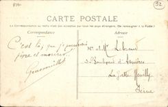 Taladro de la POSTAL de la VENDIMIA de Meudon