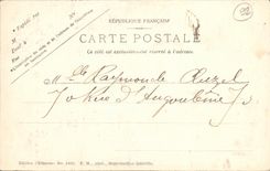 Taladro de la POSTAL de la VENDIMIA de la madera de Meudon de Clamart
