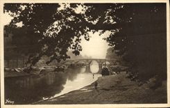 CPA Le Quai des Celestins et le Pont Maire Paris 