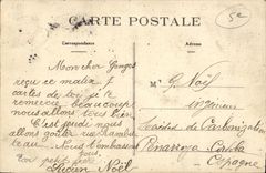 VINTAGE POSTCARD Paris May 1871 Attacks barricade of the Pantheon by the army of Versailles