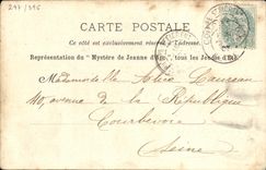 VINTAGE POSTCARD Sacring of Charles VII