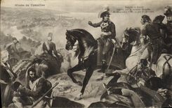 VINTAGE POSTCARD Battle of Zutich Massena