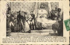 VINTAGE POSTCARD Birth of King de Rome Napoleon 1st