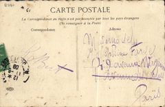 VINTAGE POSTCARD Birth of King de Rome Napoleon 1st