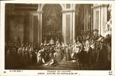 CPA Napoleon Musee du Louvre Paris Le sacre David