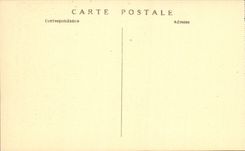 VINTAGE POSTCARD Revolution the house and the garden of Beaumarchais