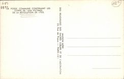 VINTAGE POSTCARD Common grave victims of the Revolution of 1793