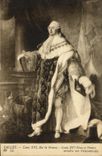 VINTAGE POSTCARD Callet Louis XVI king de France Museum of Versailles