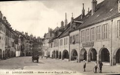 CPA Lons le Saunier Maison ou est ne Rouget de L'isle Marseillaise