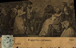 VINTAGE POSTCARD Revolution Call of condemn