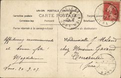 CPA Fantaisie Femme Denege 