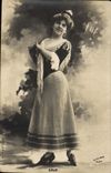 VINTAGE POSTCARD Fantasy Caux Woman