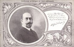 VINTAGE POSTCARD artistic Collection Wine Desiles Alfred Capus