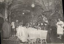 VINTAGE POSTCARD Paris Montmartre Sky