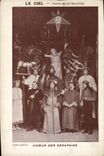 VINTAGE POSTCARD the Sky bets Montmartre Chorus of the Seraphes