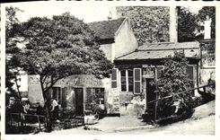 MODERN CARD Paris Montmartre Cabaret of Nimble Rabbit