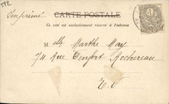 VINTAGE POSTCARD Paul Mounet of the French Comedy