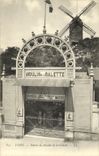 CPA Paris Entree du moulin de la Galette 