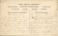 POSTAL Toutain de la VENDIMIA